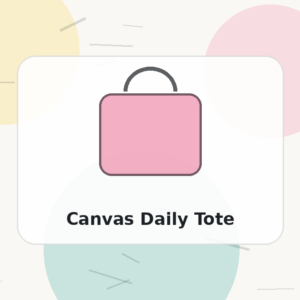 Canvas Daily Tote